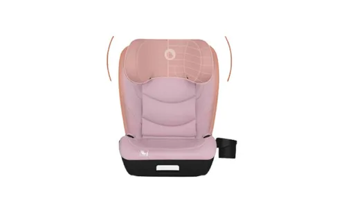 Fotelik samochodowy LIONELO Neal i-Size 100-150 cm (15-36 kg) Różowy