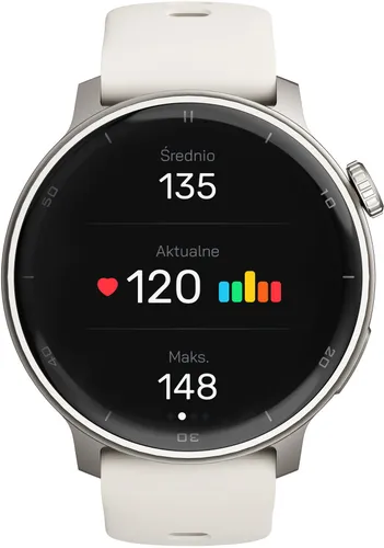 Smartwatch STELIO Activ AI GPS 46mm Srebrny