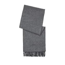 Calvin Klein Franjuri două tonuri eșarfă 40x200 K60K611111 CK Negru BAX