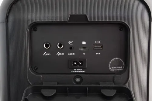 Power Audio Blaupunkt Party Box PB6LED 40W Bluetooth Radio FM Mikrofon Karaoke Czarny