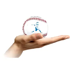 Głośnik mobilny MUSIC ANGEL Piłka do baseball Biały