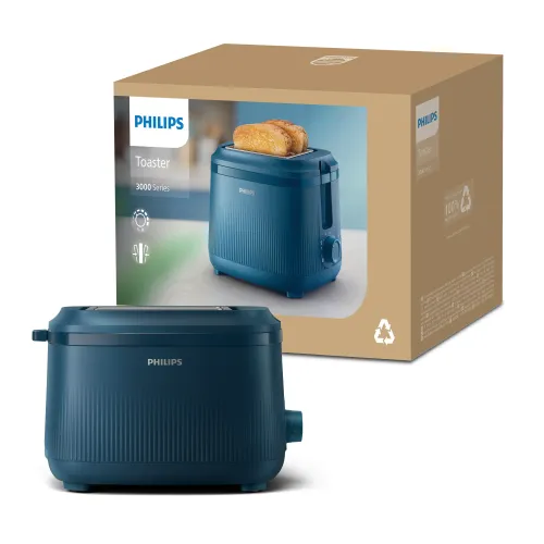 Toster Philips Seria 3000 HD2511/70 Ruszt do bułek Rozmrażanie 900W