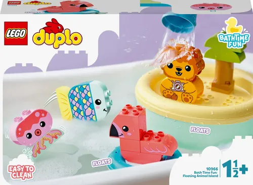 LEGO Duplo banyo oyunu: Hayvanlarla Yüzen Ada (10966)