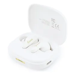 Słuchawki douszne GUESS Script Metal Logo Biały z tłumaczem