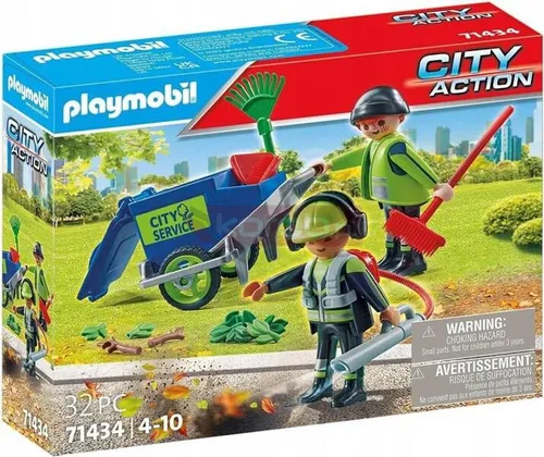 PLAYMOBIL 71434 ZESPÓŁ SPRZĄTAJĄCY MIASTO
