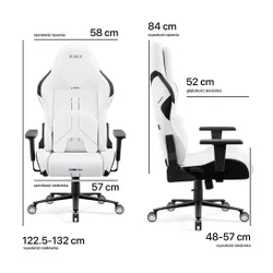 Fotel DIABLO CHAIRS X-One 2.0 Prime Biało-czarny