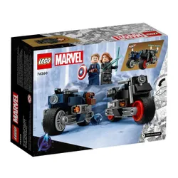 LEGO Super Heroes 76260 Motocykle Czarnej Wdowy i Kapitana Ameryki