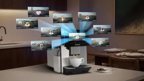 Автоматическая кофемашина Siemens EQ900 iAroma TQ927E03 холодный кофе