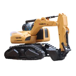 DUŻA HYDRAULICZNA KOPARKA ŁYŻKA ZDALNIE STEROWANA NA PILOT RC ŚWIATŁO LED F2