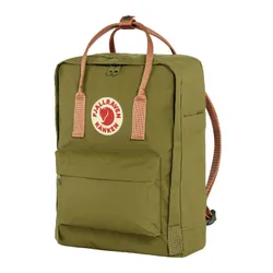 Fjallraven Kanken sırt çantası-foliage green / peach sand