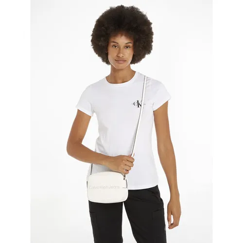 Calvin Klein Jeans Sculpted Camera Bag18 Mono K60k610275 Logo alb / argintiu 0LI