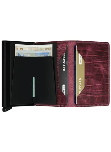 Кошелек Secrid Dutch Martin small RFID Slimwallet - бордо