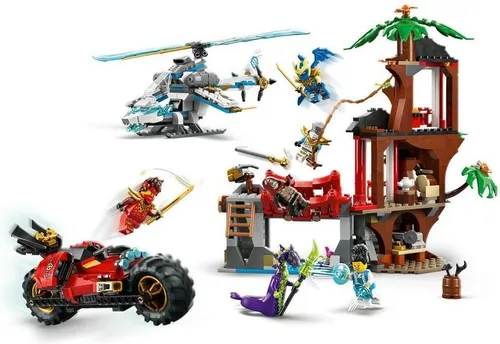 LEGO 71857 NINJAGO Bitwa Ninja: Domek na drzewie z pojazdami