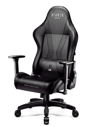 Fotel Diablo Chairs X-Horn 2.0 King Size Gamingowy do 180kg Skóra ECO Czarny