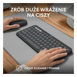 Zestaw Logitech Pebble 2 Combo dla Mac (grafitowy)