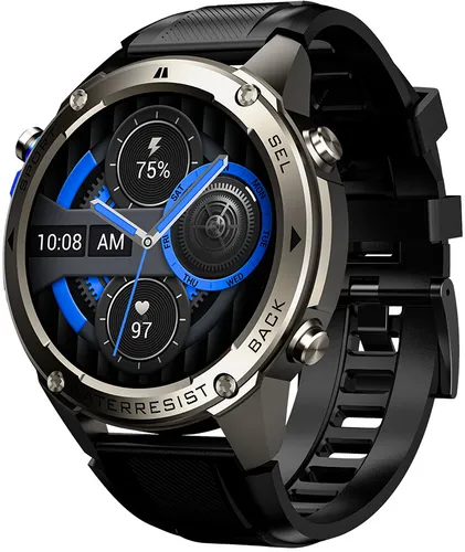 Smartwatch LUNA Veles GPS Stalowy