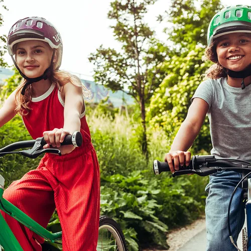 Kask rowerowy dziecięcy woom Kids green