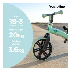 Yvolution Rowerek VELO JUNIOR ECO niebieski (YT27B2)