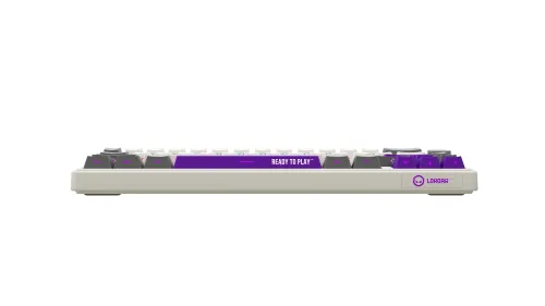Klawiatura mechaniczna Lorgar KBP70MW Toxic Purple Beżowy