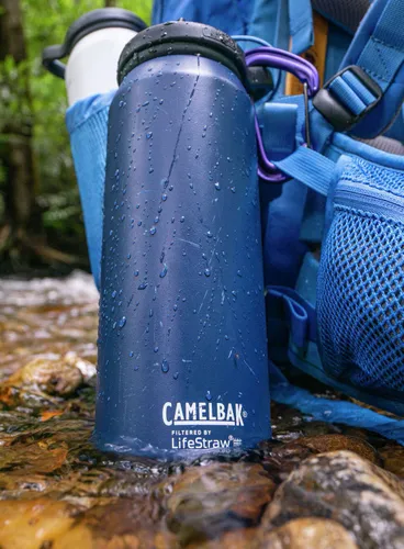 Butelka termiczna Camelbak Eddy+ 1 l z filtrem Lifestraw - black