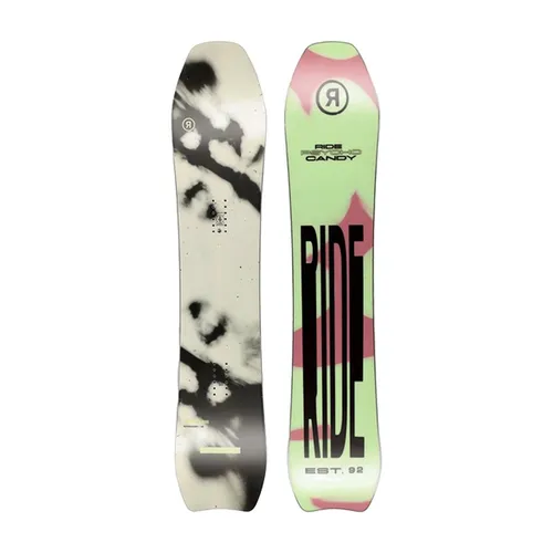 Deska snowboardowa damska RIDE Psychocandy white/black/green