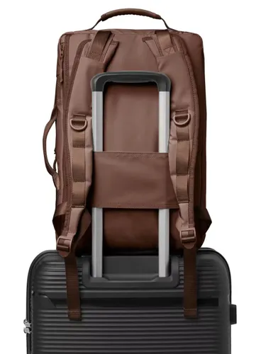 Plecak podróżny średni Puccini Jetzy - brązowy