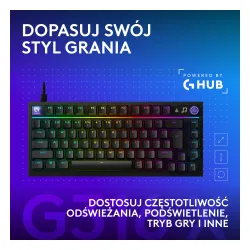 Klawiatura mechaniczna Logitech G316 X 75 Czarny