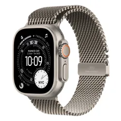 Apple Watch Ultra 3 GPS + Cellular 49mm koperta tytanowa (naturalny) + bransoleta mediolańska z tytanu rozmiar S (naturalny)