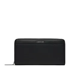 Большой женский кошелек Calvin Klein CK Must Lg с / A Wallet с Slip K60k610949 CK Black BEH