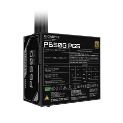 Zasilacz Gigabyte P650G PCIE 5.1 650W 80+ Gold Czarny
