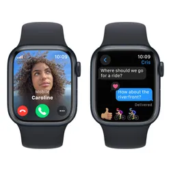 Apple Watch 9 GPS + сотовый 41 мм алюминиевый Север / Север Спортивный ремешок M / L