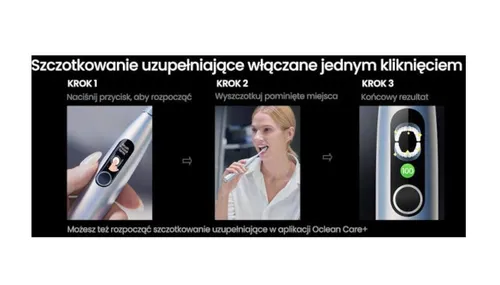 Szczoteczka soniczna OCLEAN X Pro Digital Srebrny + Etui