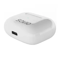 Słuchawki bezprzewodowe Savio TWS-01 PRO Douszne Bluetooth 5.4 Biały