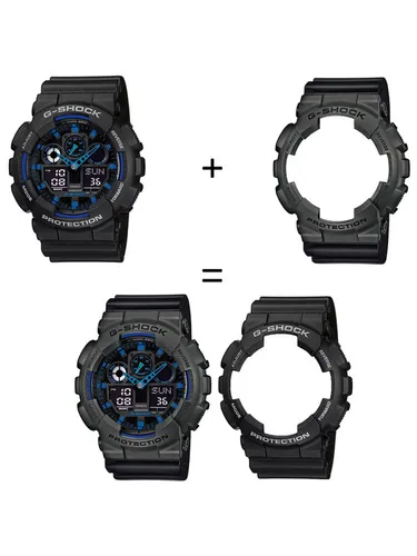 Casio Zegarek SET GA-100-1A2ER + BEZEL 10467795 + PASEK 10347688