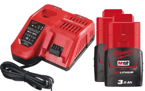 Milwaukee M12 Şarj Cihazı ile 3AH Pil