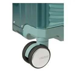 Walizka mała American Tourister Soundbox Alu - dusty turquoise