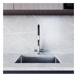 Bateria Globalo Olintio Black/Inox 1.1 Czarno-stalowy Stal szlachetna