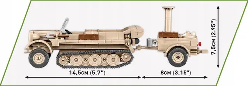 Dünya Savaşı Iı Traktör Sd'nin Cobı HC Blokları.KFZ.10 ve tarla mutfağı