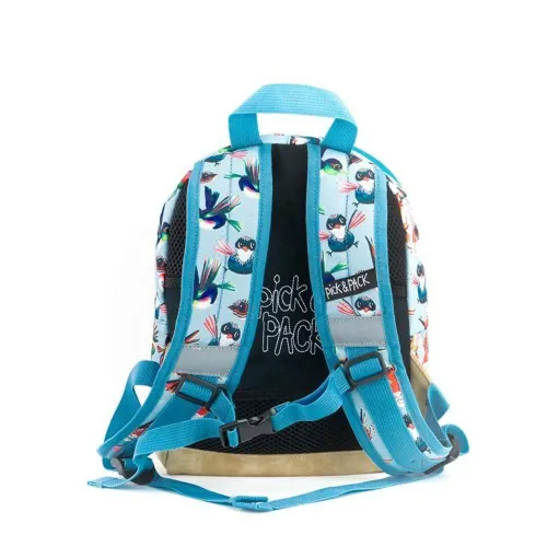 Rucsac pentru copii Pick & Pack Birds s-Dusty blue
