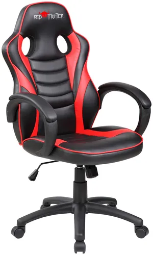 Fotel gamingowy RED FIGHTER C6 Kids Czarno-czerwony