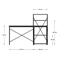 Biurko MARK ADLER Leader 5.9 Czarny