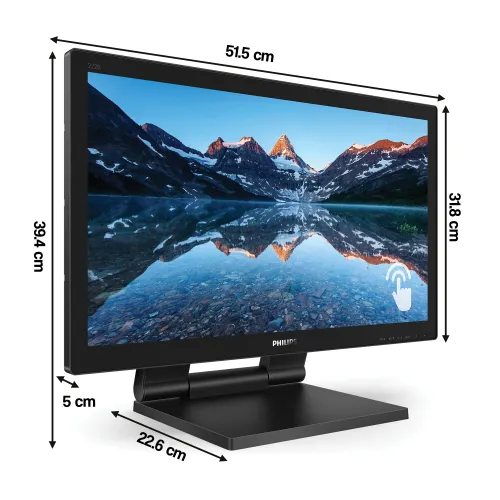 Monitor PHILIPS 222B9TA 21.5" 1920x1080px 60hz 2ms