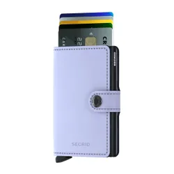 Mette Secrid Miniwallet Küçük Cep Cüzdanı-lilac / black