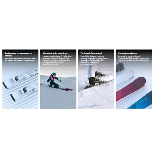 Narty HEAD Pure Joy + wiązania JOY 9 GW SLR 2026