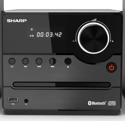 Wieża Sharp XL-B512 15W Bluetooth radio FM Czarny