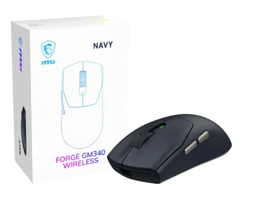 Myszka gamingowa MSI Forge GM340 Wireless Granatowy