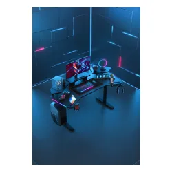 Biurko Anda Seat Shadow Warrior 160cm Czarny