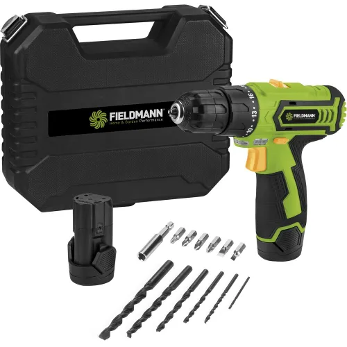 Wiertarko-wkrętarka Fieldmann FDV 10252-A 12 V 2 x akumulator 1.3 Ah