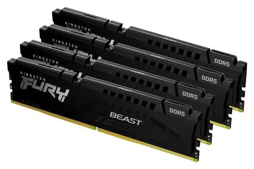 Kingston Fury Beast Black 128GB [4x32GB 5200MHz DDR5 CL40 DIMM]