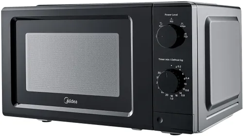 Kuchenka mikrofalowa MIDEA MD-MP012MK-BK 700W średnica 24.5 cm pojemność 19L Technologia inwerterowa innowave  Czarny